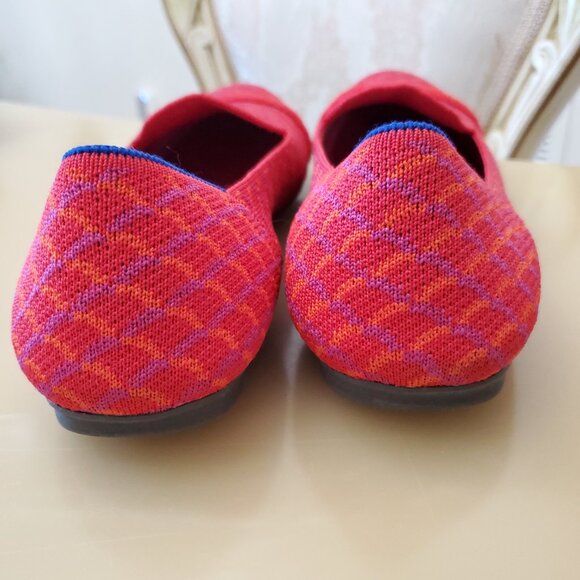 Rothy's The Loafer Pomegranate Grid Slip On Shoes Size 9.5 - Picture 7 of 11